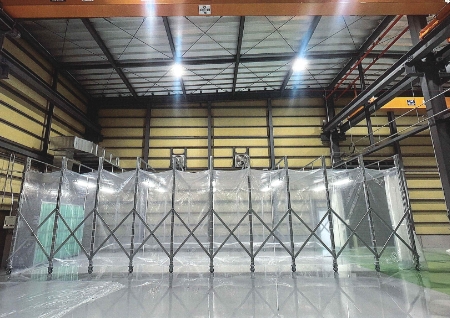 ジャバラ式テントブース施工事例