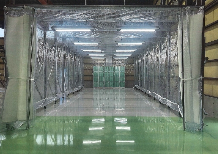 ジャバラ式テントブース施工事例