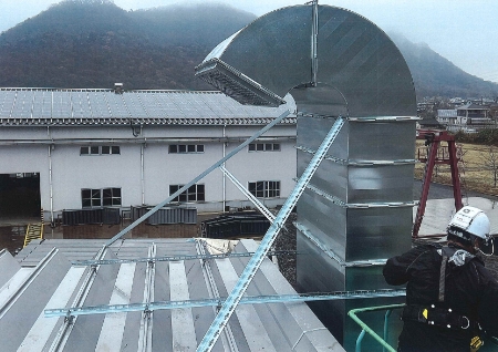 ジャバラ式テントブース施工事例