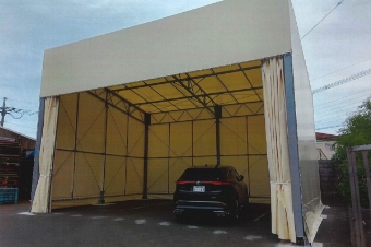 キャスター式テント倉庫 その12