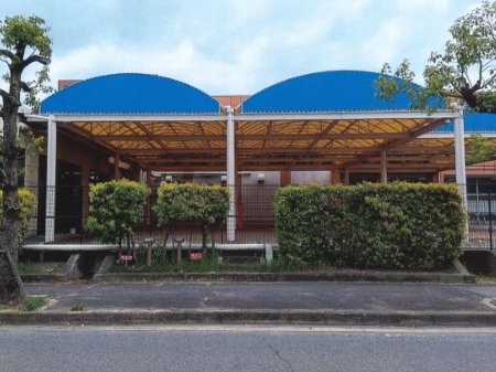 売り場用上屋テント 設置事例 その1