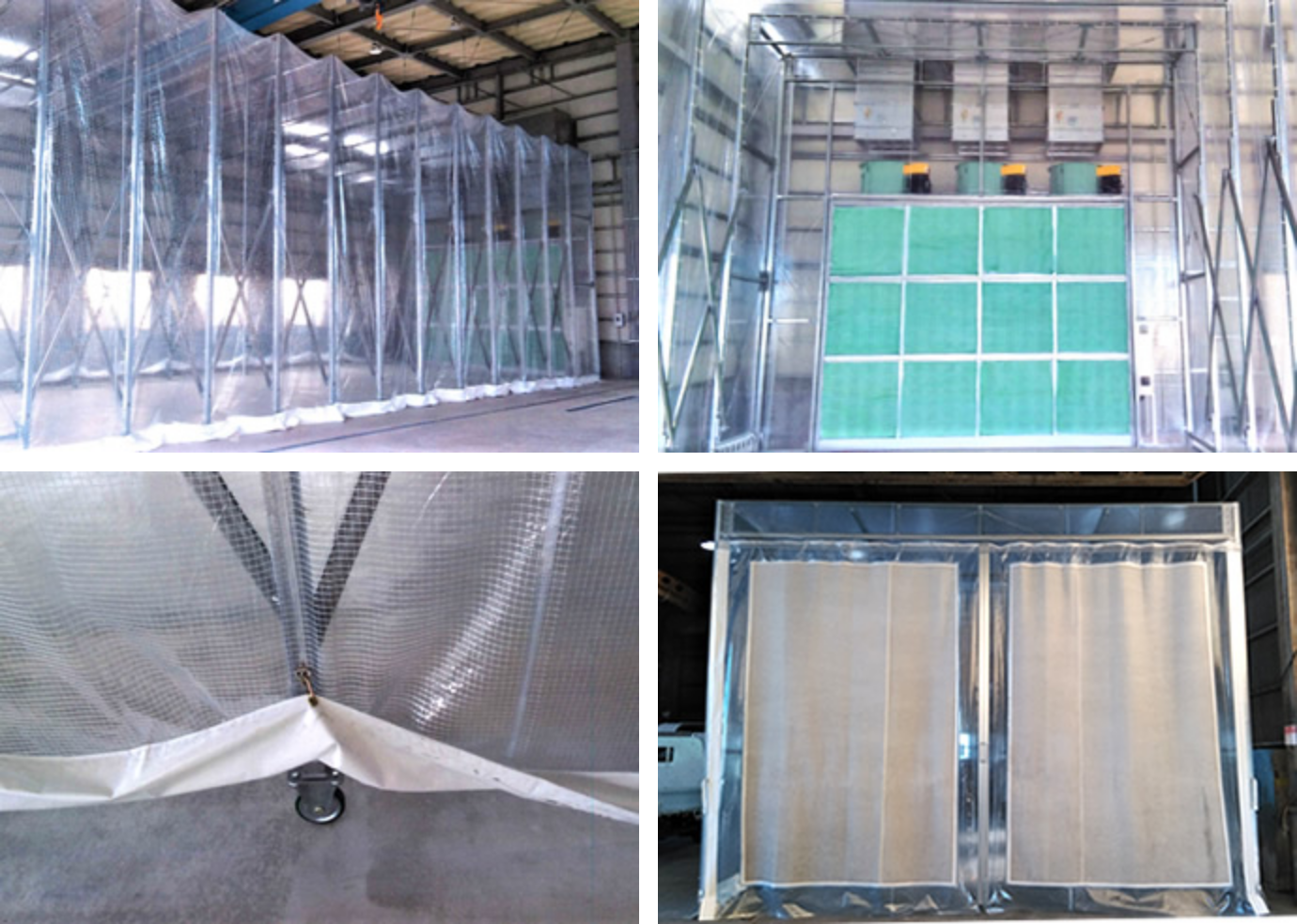 キャスター式ジャバラテント