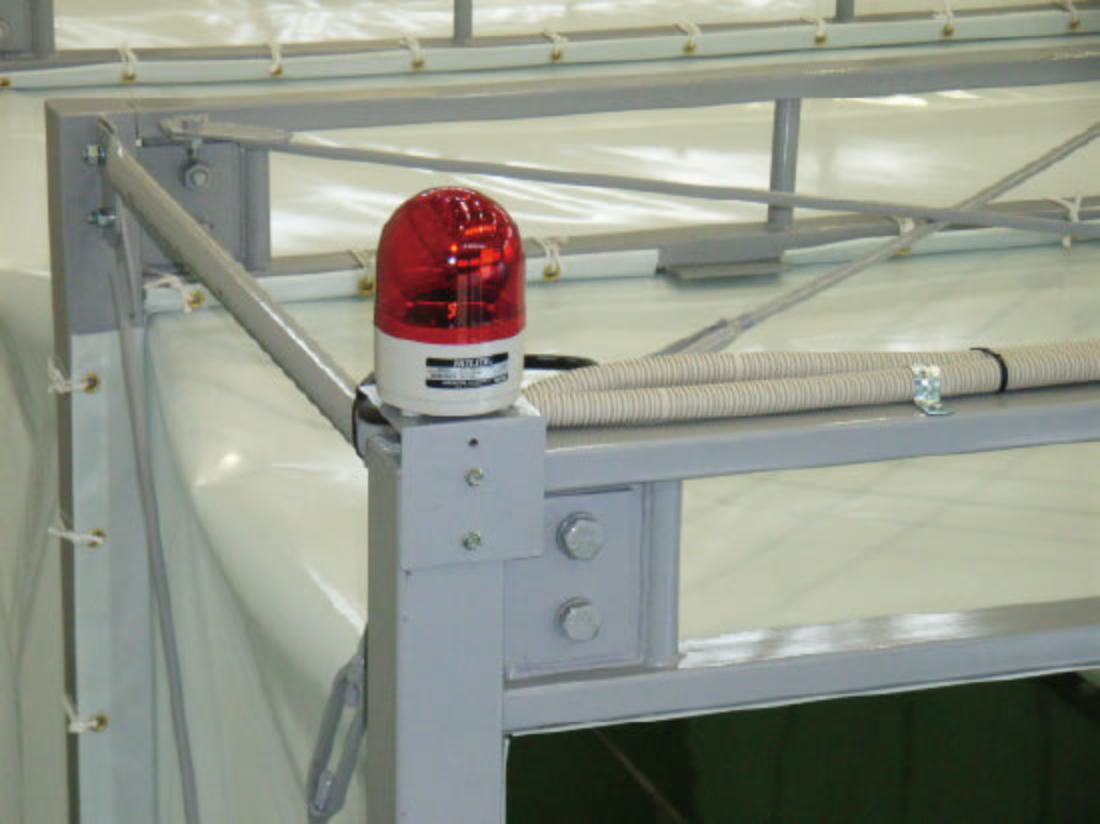 ブザー付回転灯（電動式のみ）